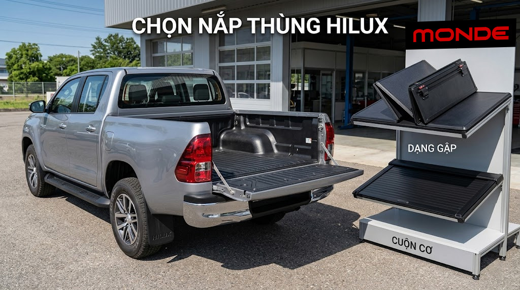 Hướng Dẫn Chọn Nắp Th&ugrave;ng B&aacute;n Tải Hilux Ph&ugrave; Hợp Với Mọi Nhu Cầu Sử Dụng