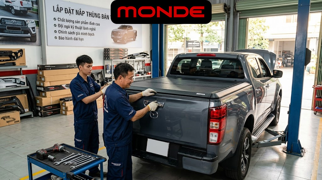 Tại sao nên lắp đặt nắp thùng bán tải Mazda BT50 tại Monde.com.vn