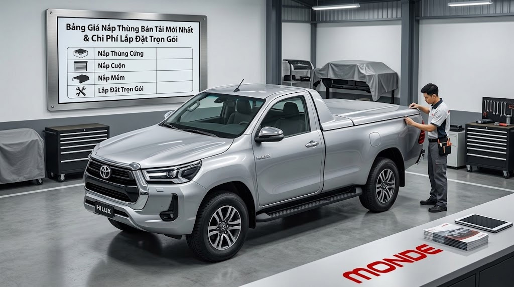 Bảng Gi&aacute; Nắp Th&ugrave;ng B&aacute;n Tải Mới Nhất Hiện Nay V&agrave; Chi Ph&iacute; Lắp Đặt Trọn G&oacute;i