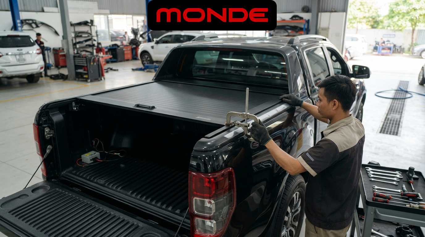 C&aacute;c bước thi c&ocirc;ng lắp đặt gi&uacute;p giữ nguy&ecirc;n lớp sơn zin xe Ranger