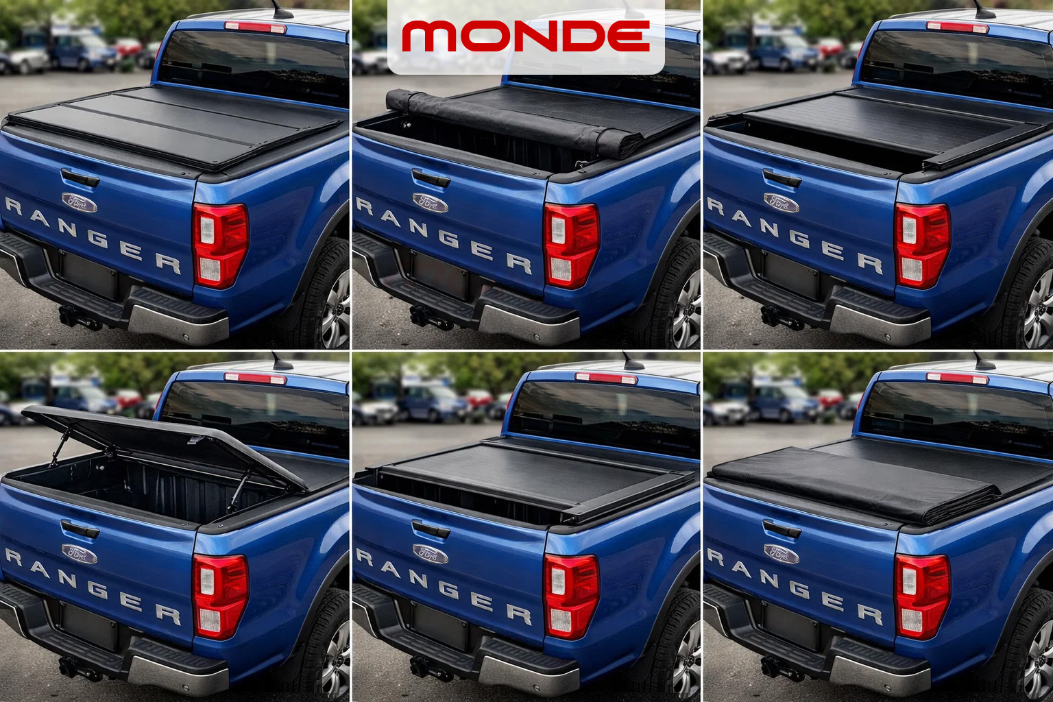 Các loại nắp thùng dành cho Ford Ranger phổ biến hiện nay