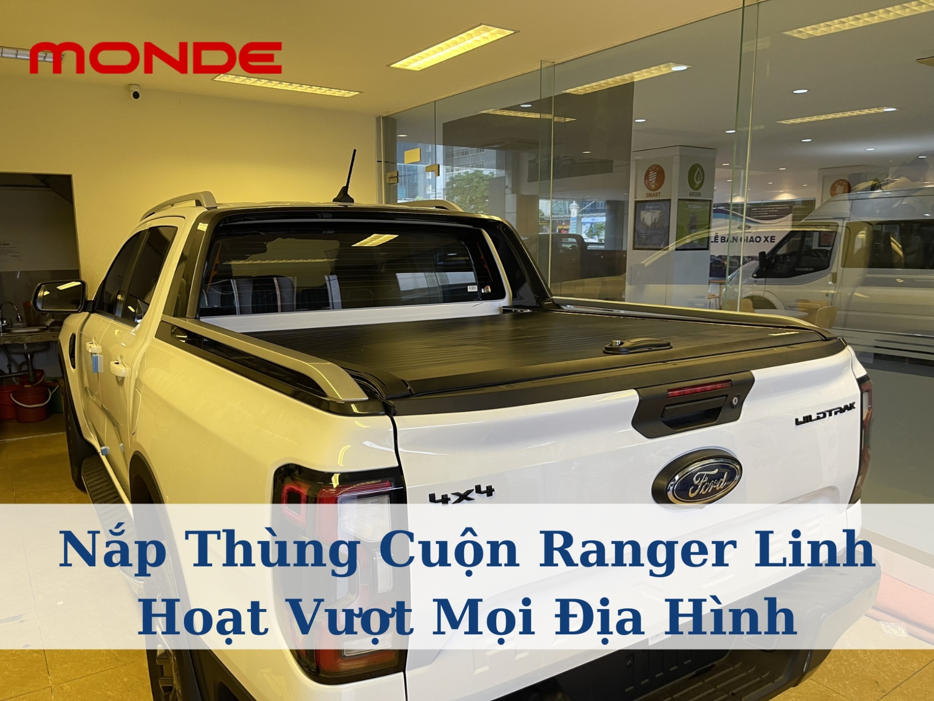 Nắp Thùng Cuộn Ranger Linh Hoạt Vượt Mọi Địa Hình