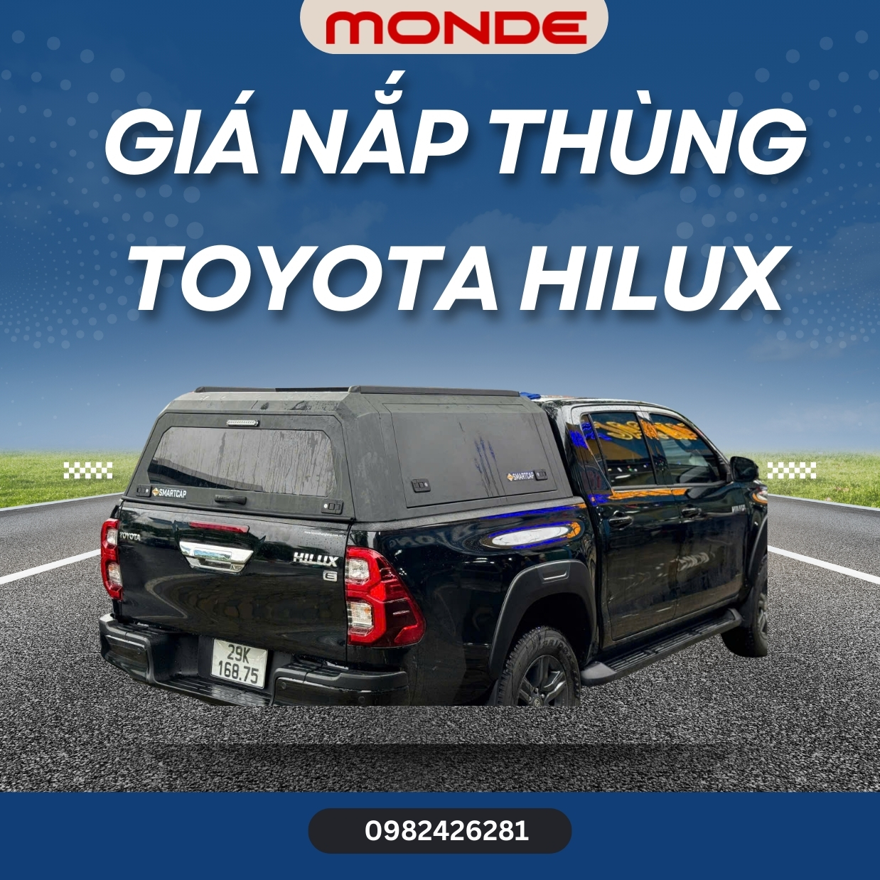 Giá Nắp Thùng Toyota Hilux Tại Hà Nội