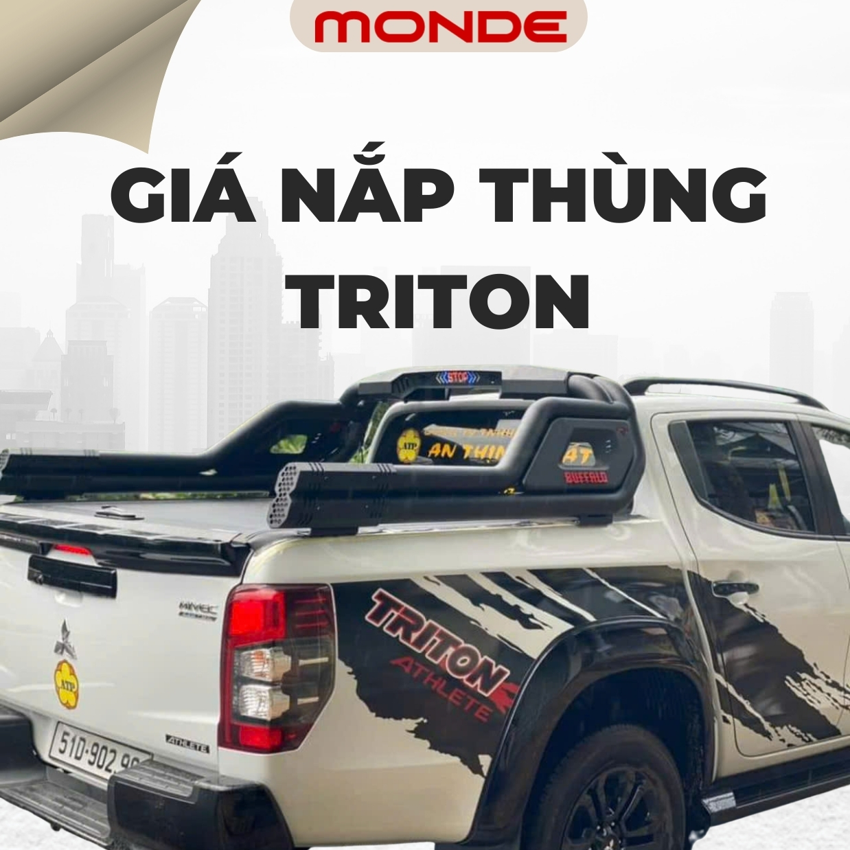Giá Nắp Thùng Triton Uy Tín