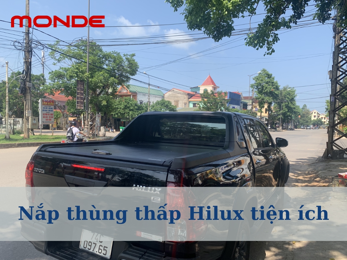 Nắp thùng thấp Hilux tiện ích