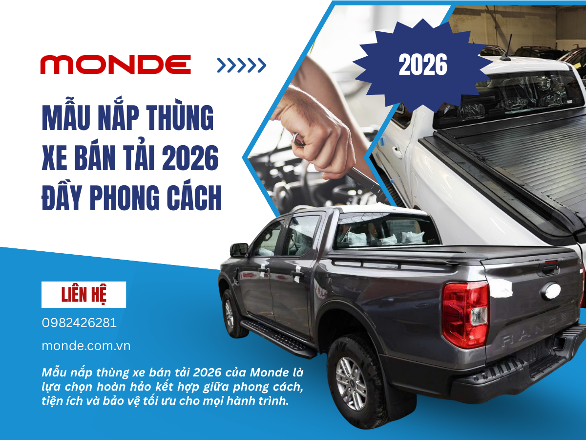 Mẫu Nắp Thùng Xe Bán Tải 2026 Đầy Phong Cách