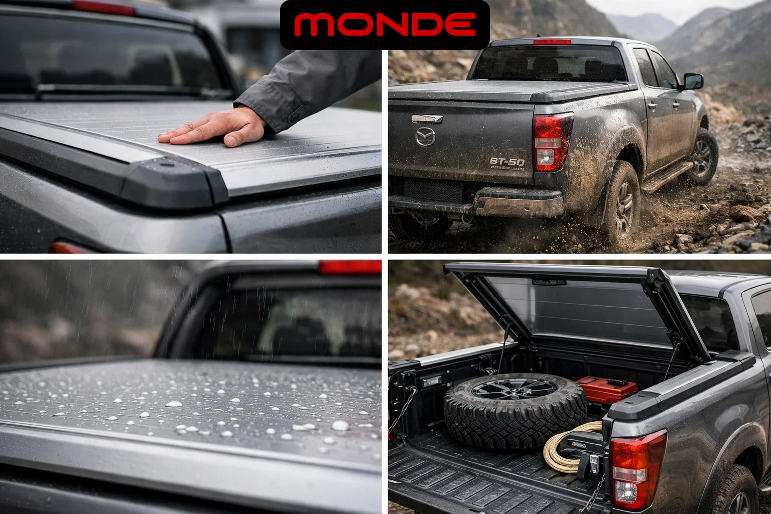 Nắp th&ugrave;ng b&aacute;n tải Mazda BT50: Giải ph&aacute;p kỹ thuật tối ưu v&agrave; n&acirc;ng tầm đẳng cấp