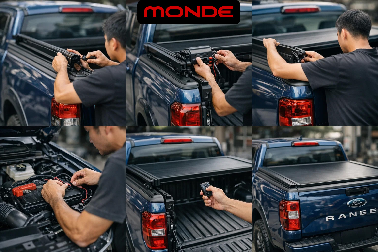 Nắp th&ugrave;ng cuộn điện Ford Ranger: Đỉnh cao c&ocirc;ng nghệ v&agrave; giải ph&aacute;p bảo vệ ho&agrave;n hảo