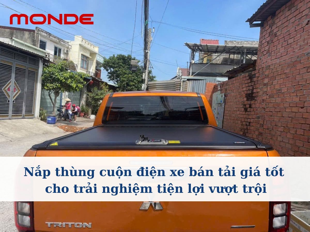 Nắp thùng cuộn điện xe bán tải giá tốt cho trải nghiệm tiện lợi vượt trội