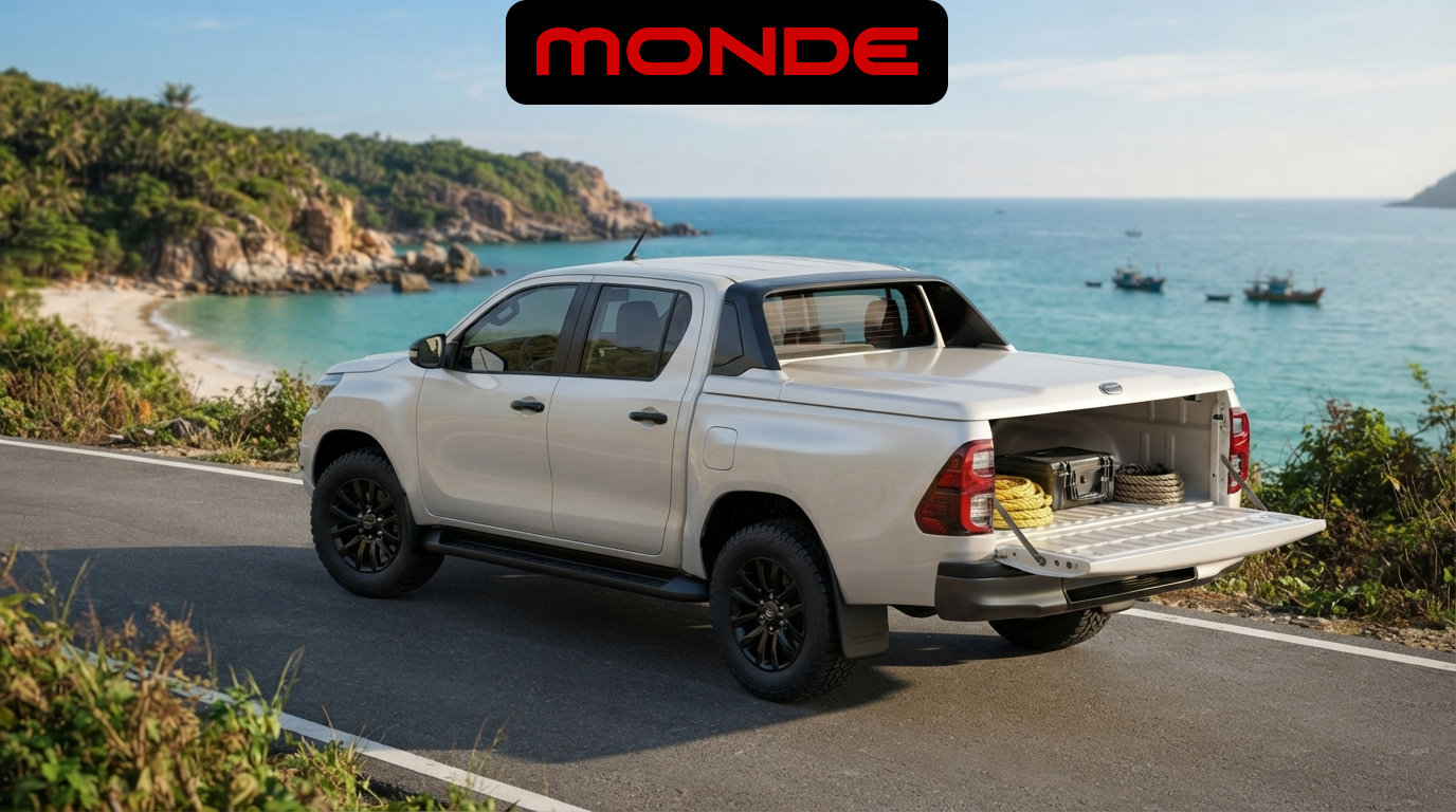 Nắp th&ugrave;ng thấp Toyota hilux: Giải ph&aacute;p n&acirc;ng cấp ngoại h&igrave;nh thể thao v&agrave; bảo vệ xe tối ưu