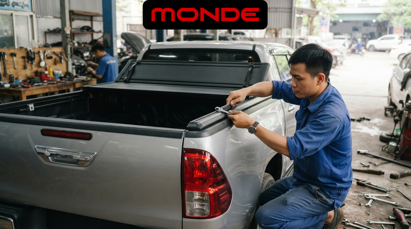 Nắp Th&ugrave;ng Toyota Hilux Lắp đặt chuẩn kỹ thuật &ndash; Bảo vệ gi&aacute; trị nguy&ecirc;n bản của xe