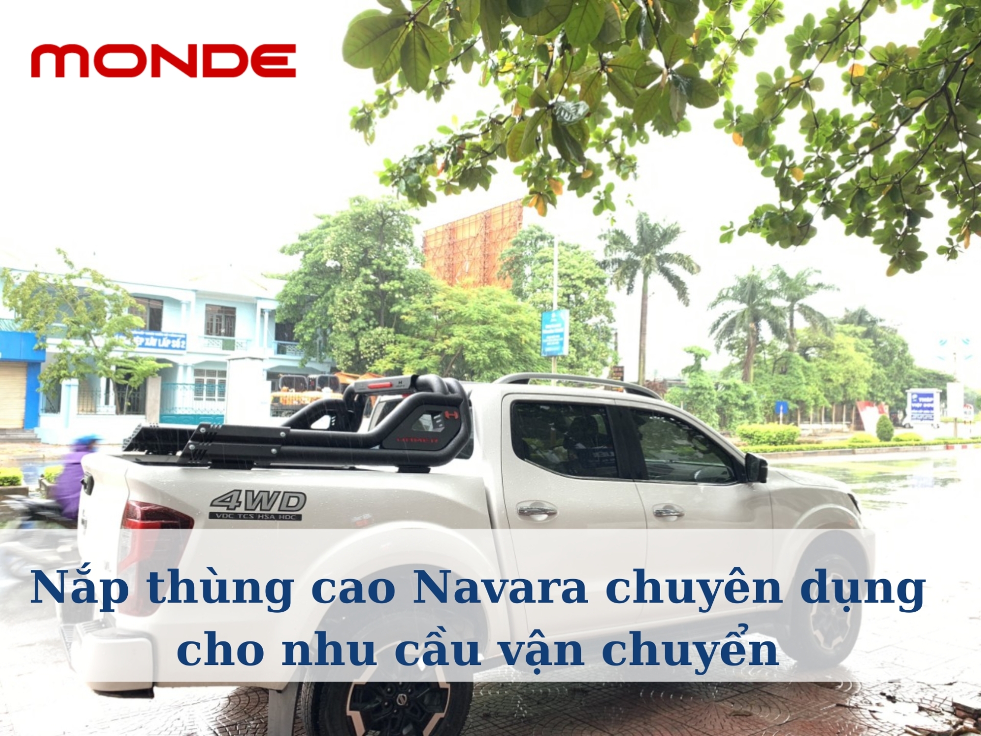Nắp thùng cao Navara chuyên dụng cho nhu cầu vận chuyển