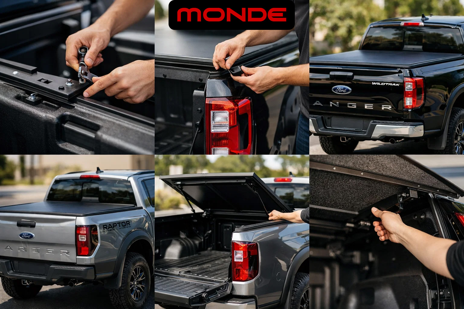 Quy chuẩn lắp đặt nắp th&ugrave;ng thấp chuy&ecirc;n nghiệp cho mọi phi&ecirc;n bản Ford Ranger