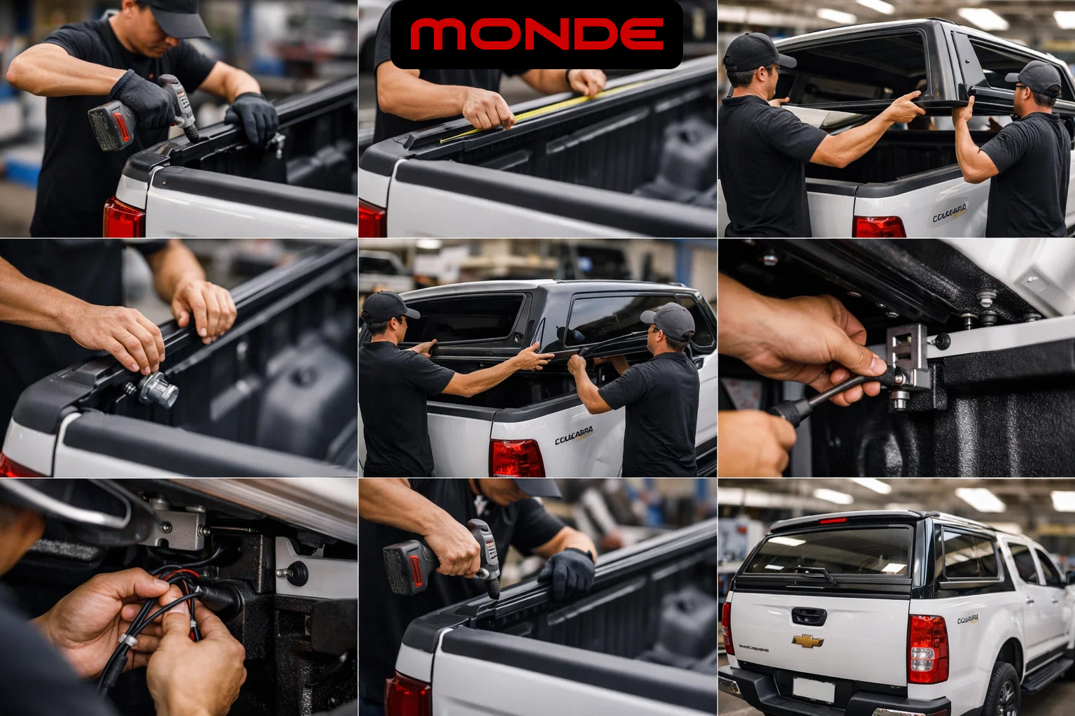 Quy tr&igrave;nh lắp th&ugrave;ng b&aacute;n tải chuẩn kỹ thuật cho xe Colorado