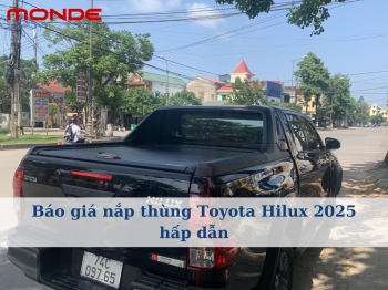 Báo giá nắp thùng Toyota Hilux 2025 hấp dẫn