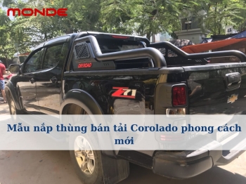 Mẫu nắp thùng bán tải Colorado phong cách mới