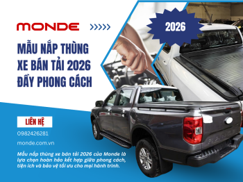 Mẫu Nắp Thùng Xe Bán Tải 2026 Đầy Phong Cách