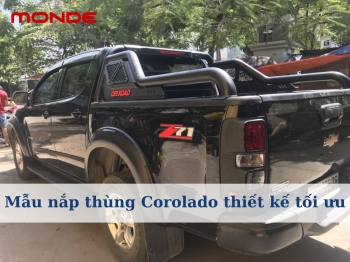 Mẫu nắp thùng Colorado thiết kế tối ưu
