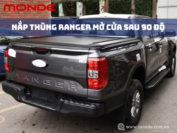 Nắp Thùng Ranger Mở Cửa Sau 90 Độ Tiện Dụng