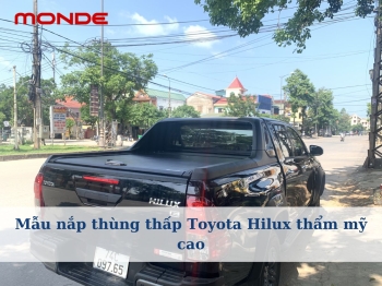 Mẫu nắp thùng thấp Toyota Hilux thẩm mỹ cao