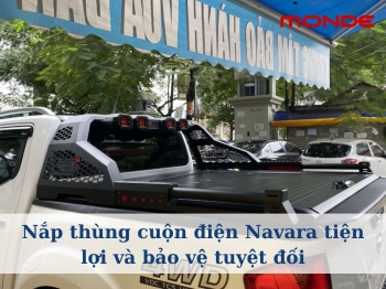Nắp thùng cuộn điện Navara tiện lợi và bảo vệ tuyệt đối