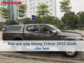 Báo giá nắp thùng Triton 2025 dành cho bạn