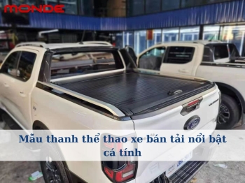 Mẫu thanh thể thao xe bán tải nổi bật cá tính